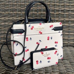 Kate Spade Staci Medium Satchel & Kate Spade Staci Medium Compact Bifold Wallet